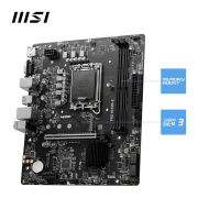 MSI PRO H610M-E Motherboard, Micro-ATX – Supports 14th/13th/12th Gen Intel Core Processors, LGA 1700 – DDR5 Memory Boost 5600MHz/MAX, PCIe 4.0 x16 Slot, M.2 Gen3 Slot