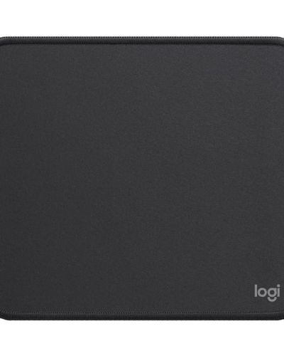 Logitech Mouse Pad – Studio Series, Computer Mouse Mat with Anti-Slip Rubber Base, Easy Gliding, Spill-Resistant Surface, Durable Materials, Portable, in a Fresh Modern Design-Graphite, (956-000031)