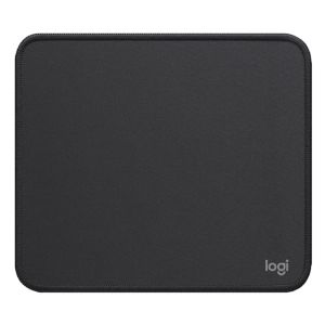 Logitech Mouse Pad – Studio Series, Computer Mouse Mat with Anti-Slip Rubber Base, Easy Gliding, Spill-Resistant Surface, Durable Materials, Portable, in a Fresh Modern Design-Graphite, (956-000031)