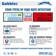 GOBBLER GB-5288 Note Counting Machine Fully Automatic with Fake Note Detection