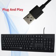 Rapoo NK1800 Spill Resistance Wired USB Keyboard