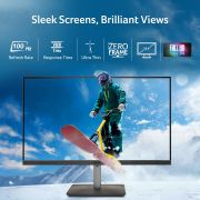 Acer RS242Y 23.8 Inch Full HD IPS Ultra-Thin (6.9mm) Backlit LED Monitor | Color Patterned Back Mood Light | Dual Glass Design, Sleek Metal Frame | 1 MS, 100Hz | 1xHDMI 1xVGA | Speakers | Eye Care