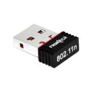FRONTECH WiFi Dongle 150 Mbps Mini Wireless Network USB Wi-Fi Adapter for PC, Desktop, Laptop | Advanced WPA/WPA2 Security Standards, (0828, Black)
