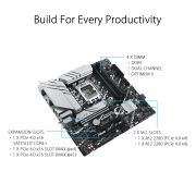 ASUS Prime B760M-A WiFi Intel LGA 1700 mATX Motherboard with PCIe 4.0, DDR5, Two M.2 Slots, 2.5Gb Ethernet, Wi-Fi 6, DisplayPort, HDMI, SATA 6Gbps, Rear USB 3.2 Gen 2, Front USB 3.2 Gen 1 Type-C