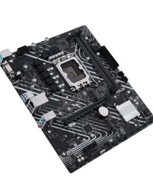 ASUS Prime H610M-E D4 Intel Lga 1700 Mic-ATX Motherboard with Ddr4, Pcie 4.0, Dual M.2 Slots, Realtek 1 Gb Ethernet, Displayport, Hdmi, D-Sub, USB 3.2 Gen 1 Ports, Sata 6 Gbps, Com Header, RGB Header