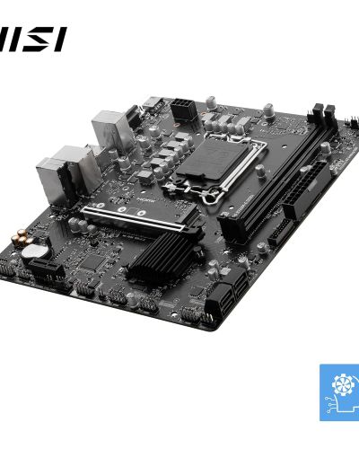 MSI PRO B760M-E DDR4 Motherboard, Micro-ATX – Supports Intel 14th, 13th & 12th Gen Core Processors, LGA 1700 – DDR4 Memory Boost 4800+MHzOC, PCIe 4.0 x16 Slot, M.2 Gen4 Slot