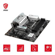 MSI B760M Gaming Plus WiFi Black Motherboard, mATX – Supports 14th/13th/12th Gen Intel Core Processors, LGA 1700 – DDR5 Memory Boost 6800+MHz/OC, 1x PCIe 4.0 x16, 2 x M.2 Gen4, 2.5G LAN