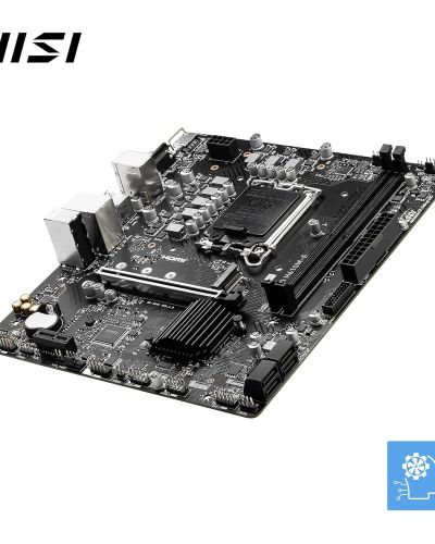 MSI PRO H610M-E Motherboard, Micro-ATX – Supports 14th/13th/12th Gen Intel Core Processors, LGA 1700 – DDR5 Memory Boost 5600MHz/MAX, PCIe 4.0 x16 Slot, M.2 Gen3 Slot
