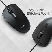 iVOOMi Super Wired Keyboard and Mouse Combo, BIS Approved, Full-Size Layout with Numeric Pad, Spill Resistant, Rupee Key, for Win/Mac/Linux, BIS Approved, Included Free Keyskin – 1 Year Warranty