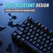 RAPOO V500 PRO Full Size RGB Mechanical USB-A Gaming Keyboard -Spill Resistant, Anti-Ghosting, Conflict Free Design, Compatible with Windows, macOS – Black