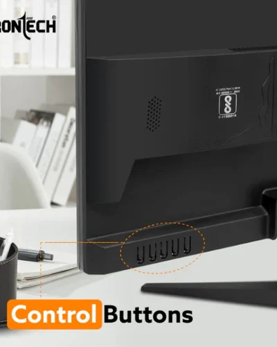 FRONTECH 22 Inch HD LED Monitor | Refresh Rate 60 Hz, 1680 X 1050 Pixels | Wall Mountable Slim & Stylish Design with 16.7M Colors| HDMI & VGA Ports, Built-in Power Supply (MON-0060,Black)