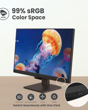 BenQ GW2790 27 Inches 1920X1080P FHD IPS Monitor | 100Hz | 99% Srgb | Eye-Careu | Dual HDMI | Display Port| Bezel-Less| Eyesafe | VESA Mediasync| B. I. | Low Blue Light+ | Speakers | VESA Wall Mountable (Black)