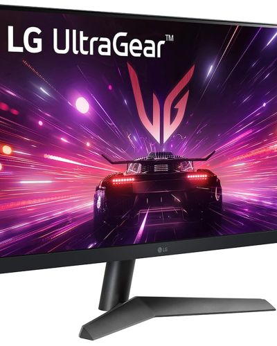 LG 24 Inches Ultragear™ FHD IPS Gaming Monitor, 1ms (GtG), 180Hz, HDR10, FPS Counter, NVIDIA G-SYNC Compatible, AMD FreeSync, HDMI, DP, Headphone Out, virtually Borderless with Tilt, Black 24GS60F