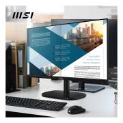 MSI PRO MP245V 23.8 Inch Full Hd LCD Office Monitor – 1920 X 1080 Va Panel, 100 Hz, Eye-Friendly Screen, VESA Mountable, Display Kit Support, Tilt Adjustable – HDMI 1.4, D-Sub