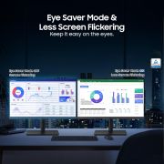 Samsung 24-inch Full HD IPS Panel, 1920×1080, 100 Hz, Height Adjustable Stand, Eye Saver Mode & Flicker Free Monitor, AMD FreeSync, Response Time 4 ms, D-Sub, DP, HDMI, USB Hub (LS24C430GAWXXL, Black)