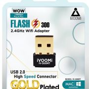 iVoomi USB WiFi Adapter for PC(IV-300MT), N150 Wireless Network Adapter for Desktop -WiFi Dongle Compatible with Windows 11/10/7/8 Mac OS Linux