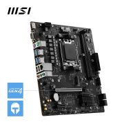 MSI PRO B650M-B Motherboard, Micro-ATX – Supports AMD Ryzen 7000 Series Processors, AM5 – DDR5 Memory Boost 6800+MHzOC, 1 x PCIe 4.0 x16, 1 x M.2 Gen4, 2.5G LAN