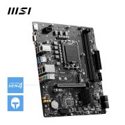 MSI PRO B760M-E DDR4 Motherboard, Micro-ATX – Supports Intel 14th, 13th & 12th Gen Core Processors, LGA 1700 – DDR4 Memory Boost 4800+MHzOC, PCIe 4.0 x16 Slot, M.2 Gen4 Slot