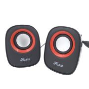 XCESS XCHS8080/1/242 Wired Multimedia Speaker with Wired On Ear Headphone – Black