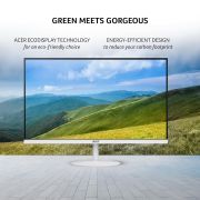 Acer SA272E 27 Inch Full HD IPS Ultra Slim (7.2mm Thick) Backlight LED LCD Monitor | Zero Frame | 100Hz Refresh | 1 MS VRB | AMD Free Sync | 1xHDMI 1xVGA | Stereo Speakers | Eye Care | White