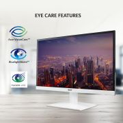 Acer HA270 G 27 Inch Full HD IPS Ultra-Thin (6.6mm) Backlight LED LCD Monitor | Rapid 120Hz Refresh Rate | 1 MS VRB Response | AMD Free Sync | 1xHDMI 1xVGA | Stereo Speakers | Eye Care | White