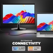 Intex 48.26 cm (19 inch) HD LED Backlit IPS Panel Monitor (IT-1902) with 5ms Response Time, 60 Hz Refresh Rate, Anti-Glare Screen, High Brightness, Realistic Colors for Enhanced Viewing Experience