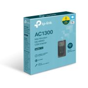 TP-Link Ac1300 USB WiFi Adapter(Archer T3U)-2.4G/5G Dual Band Mini Wireless Network Adapter for Pc Desktop,Mu-Mimo Wi-Fi Dongle,USB 3.0,Supports Windows 11,10,8.1,8,7,Xp/Mac Os 10.15&Earlier,Black