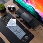 iVOOMi Super Wired Keyboard and Mouse Combo, BIS Approved, Full-Size Layout with Numeric Pad, Spill Resistant, Rupee Key, for Win/Mac/Linux, BIS Approved, Included Free Keyskin – 1 Year Warranty