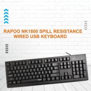 Rapoo NK1800 Spill Resistance Wired USB Keyboard