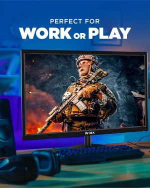 Intex 48.26 cm (19 inch) HD LED Backlit IPS Panel Monitor (IT-1902) with 5ms Response Time, 60 Hz Refresh Rate, Anti-Glare Screen, High Brightness, Realistic Colors for Enhanced Viewing Experience