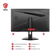 MSI G274F 27 Inch FHD Gaming Monitor – 1920 x 1080 Rapid IPS Panel, 180 Hz / 1ms, 134% sRGB Colour Gamut/G-Sync Compatible – DP 1.2a, HDMI 2.0