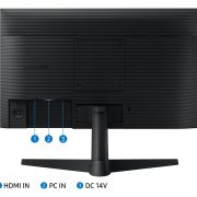 Samsung 22-inch (54.6cm) FHD Flat 1,920 x 1,080 Monitor, IPS, 75 Hz, Bezel Less Design, AMD FreeSync, Flicker Free, HDMI, D-sub, (LS22C310EAWXXL, Black)