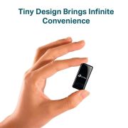 TP-LINK WiFi Dongle 300 Mbps Mini Wireless Network USB Wi-Fi Adapter for PC Desktop Laptop(Supports Windows 11108.187XP, Mac OS 10.9-10.15 and Linux, WPS, Soft AP Mode, USB 2.0) (TL-WN823N),Black