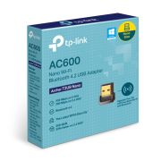 TP-Link Archer T2Ub Nano Ac600 USB 2.0 Wi-Fi Bluetooth 4.2 Desktop USB Adapter|Dual Band Wireless 600 Mbps|Plug and Play|Supports Windows 11/10/8.1/8/7 for WiFi,Windows 11/10/8.1/7 for Bluetooth