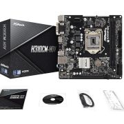 ASRock H310CM-HDV Intel LGA-1151 mATX DDR4 Non-ECC XMP 2.0 7.1 Audio Motherboard with High Density Glass Fabric PCB