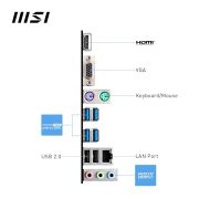 MSI PRO B650M-B Motherboard, Micro-ATX – Supports AMD Ryzen 7000 Series Processors, AM5 – DDR5 Memory Boost 6800+MHzOC, 1 x PCIe 4.0 x16, 1 x M.2 Gen4, 2.5G LAN