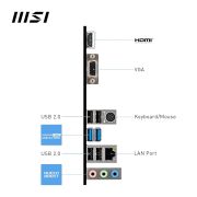 MSI PRO H510M-B Motherboard, Micro-ATX – Supports Intel Core 10th Gen Processors, LGA 1200-2 x DIMMs, 1 x PCIe 3.0 x16, USB 3.2 Gen1, 1G LAN, HDMI 1.4