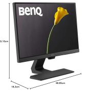 BenQ GW2283 22″ (55 cm) 1920x1080p 60Hz IPS Full HD|Dual HDMI| Eye-Care| Low Blue Light| Bezel-Less Monitor|Anti-Glare|1WX2 Speakers| Brightness Intelligence| VESA Wall Mountable (Black)