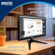 GEONIX PC Monitor (47 cm/18.5 Inch) | Resolution 1366 x 768 | Display Output-VGA & HDMI | LED Display | Power Consumption 21W (Max) | 3 Years Warranty