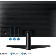 Samsung 22-inch(54.62cm) FHD Monitor, IPS, 75 Hz, Bezel Less Design, AMD FreeSync, Flicker Free, HDMI, D-sub, (LF22T354FHWXXL, Dark Blue Gray)