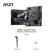 MSI PRO B760M-E DDR4 Motherboard, Micro-ATX – Supports Intel 14th, 13th & 12th Gen Core Processors, LGA 1700 – DDR4 Memory Boost 4800+MHzOC, PCIe 4.0 x16 Slot, M.2 Gen4 Slot