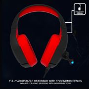 Ant Esports H530 Multi-Platform Pro RGB Gaming Headsetfor PC / PS4 / PS5 / Xbox One / Switch1 with mic, Black Red