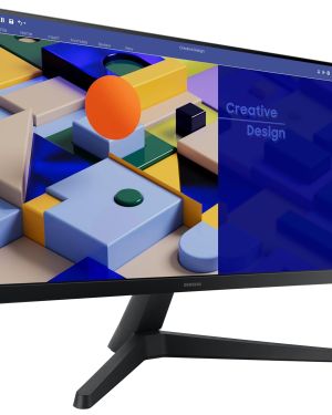 Samsung 22-inch (54.6cm) FHD Flat 1,920 x 1,080 Monitor, IPS, 75 Hz, Bezel Less Design, AMD FreeSync, Flicker Free, HDMI, D-sub, (LS22C310EAWXXL, Black)