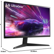 LG Ultragear Gaming 24 Inch (60.3 Cm) Full HD (1920 x 1080) Pixels LCD Monitor 165Hz, 1ms, Freesync Premium, HDMI x 2, Display Port, HP Out, Reader Mode, VA, Flicker Safe – 24GQ50F (Black)