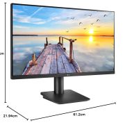 LG 27 inch (68.6 cm) IPS FHD (1920×1080 Pixels), HDR 10, Height Adjust, Display Port, HDMI, AMD FreeSync, 75 Hz Refresh, Black Color – 27MP450