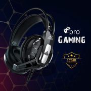 Ant Esports H520W Wired Black Gaming Headset 50mm Drivers