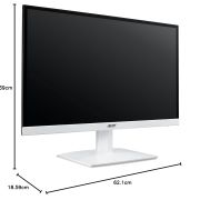 Acer HA270 G 27 Inch Full HD IPS Ultra-Thin (6.6mm) Backlight LED LCD Monitor | Rapid 120Hz Refresh Rate | 1 MS VRB Response | AMD Free Sync | 1xHDMI 1xVGA | Stereo Speakers | Eye Care | White