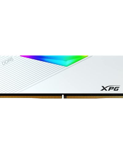 ADATA XPG Lancer RGB 16 GB (1 * 16 GB) DDR5 5200 MHz CL 38-38-38 U-DIMM Desktop Memory RAM – AX5U5200C3816G-CLARWH (White)