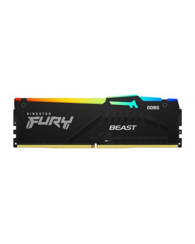 Kingston Fury Beast RGB 16GB 6000MT/s DDR5 CL40 DIMM Desktop Memory Single Module KF560C40BBA-16