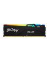 Kingston Fury Beast RGB 16GB 6000MT/s DDR5 CL40 DIMM Desktop Memory Single Module KF560C40BBA-16